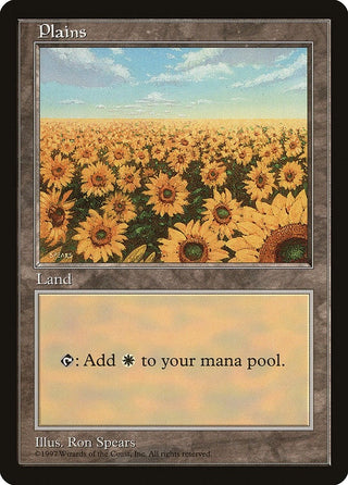 Plains - Red Pack (Spears) [APAC] - MTG Single