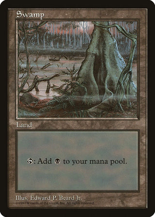 Swamp - Red Pack (Beard Jr.) [APAC] - MTG Single