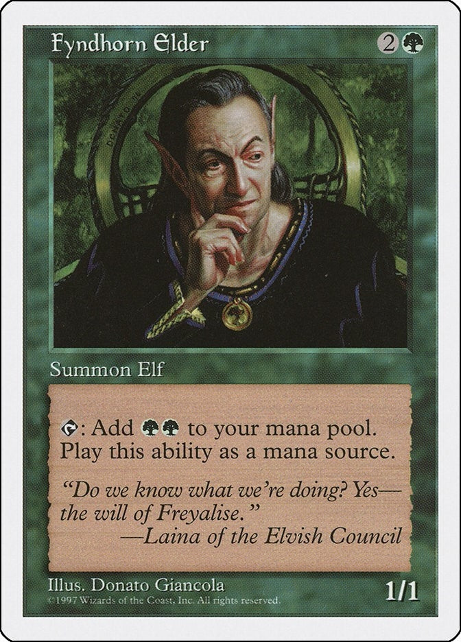 Fyndhorn Elder [5ED] - MTG Single