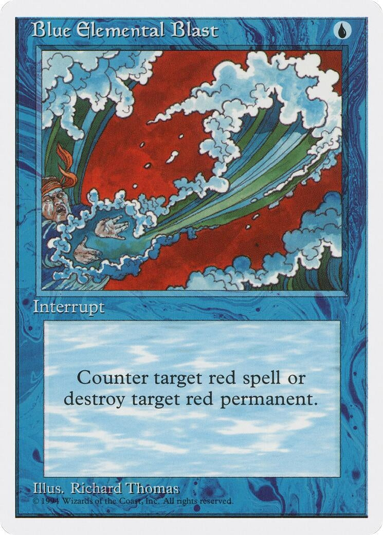 Blue Elemental Blast [MEDIA] - MTG Single