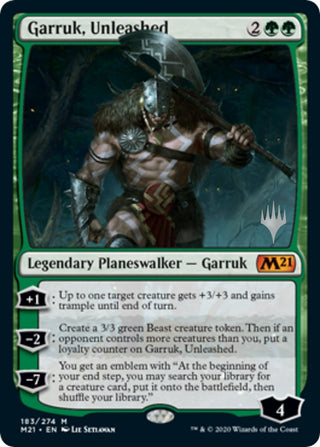 Garruk Unleashed (183) [PPM21] - MTG Single