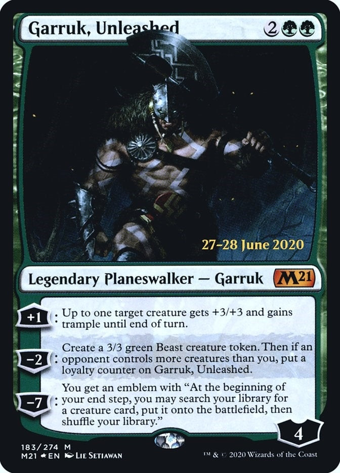 Garruk Unleashed (183) [PRE] - MTG Single
