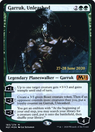 Garruk Unleashed (183) [PRE] - MTG Single