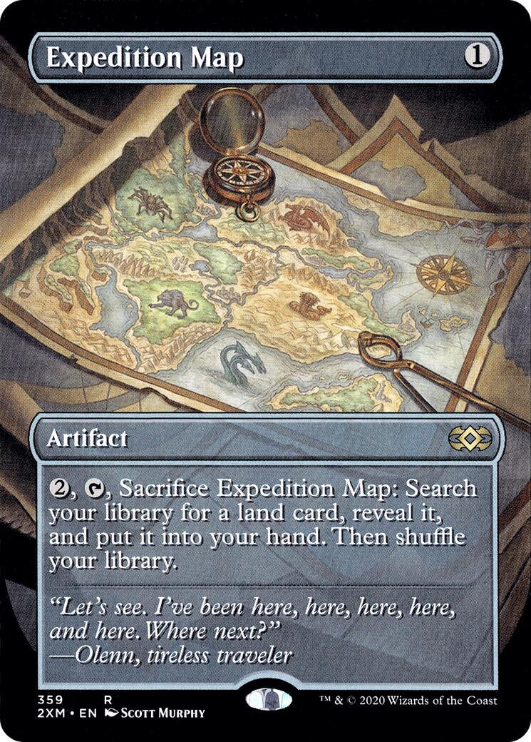 Expedition Map (Borderless) (359) [2XM] - MTG Single