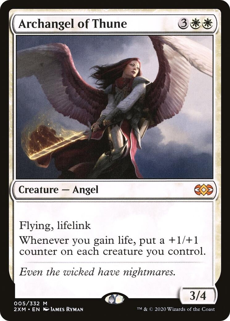 Archangel of Thune (5) [2XM] - MTG Single