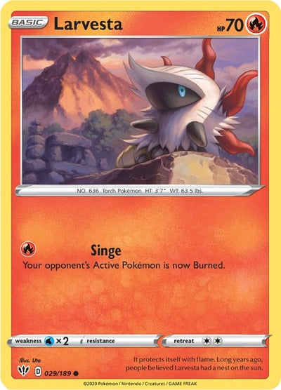 Larvesta (029/189) (SWSH03)