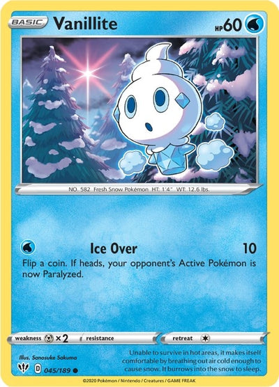 Vanillite (045/189) (SWSH03)