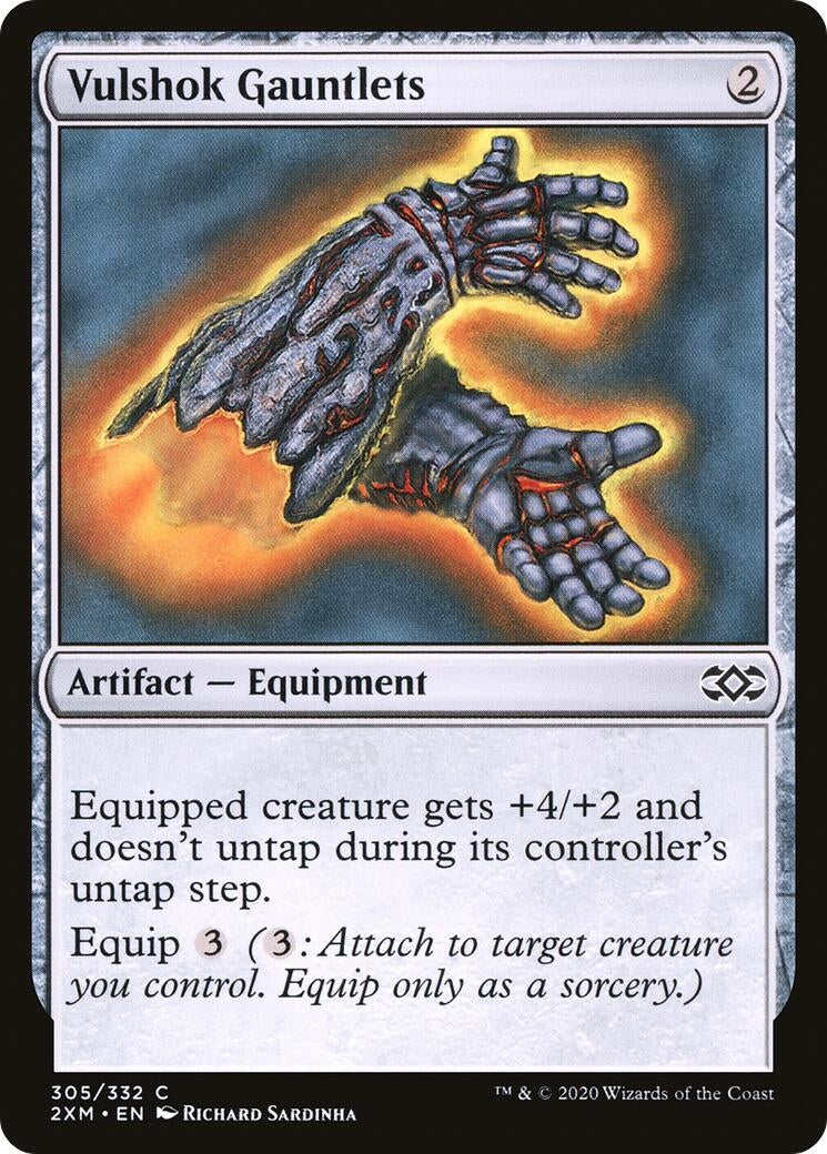 Vulshok Gauntlets (305) [2XM] - MTG Single