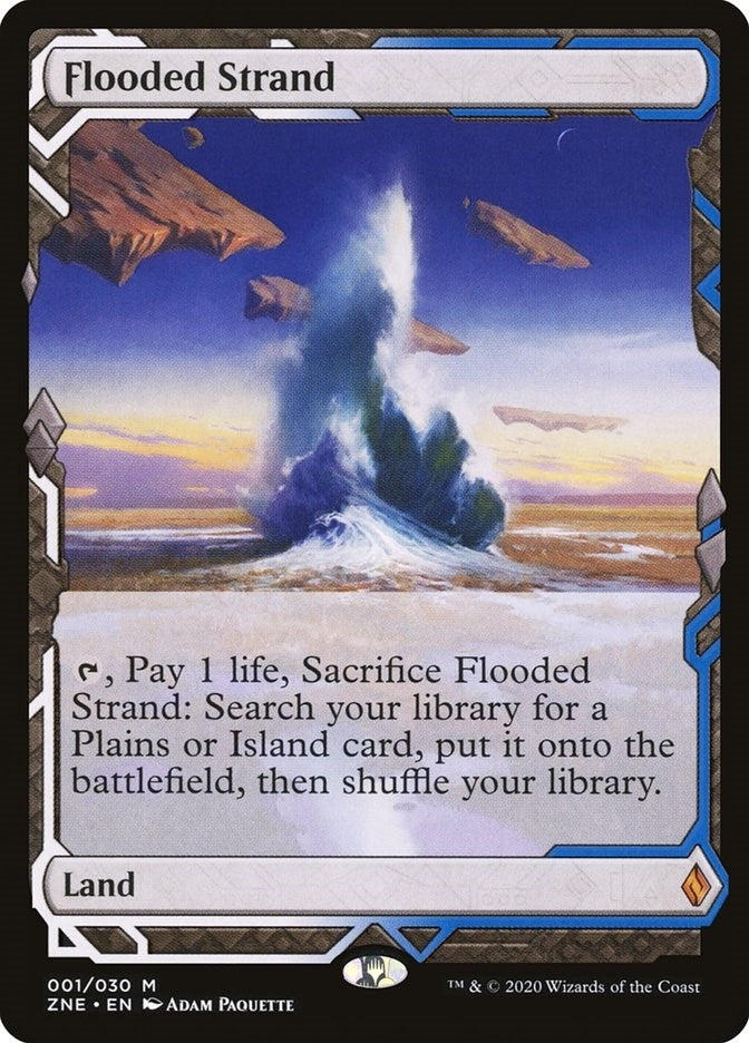 Flooded Strand (1) [ZNE] - MTG Single