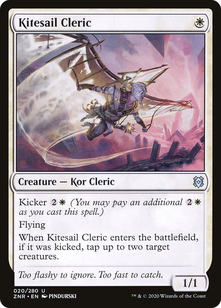 Kitesail Cleric (20) [ZNR] - MTG Single