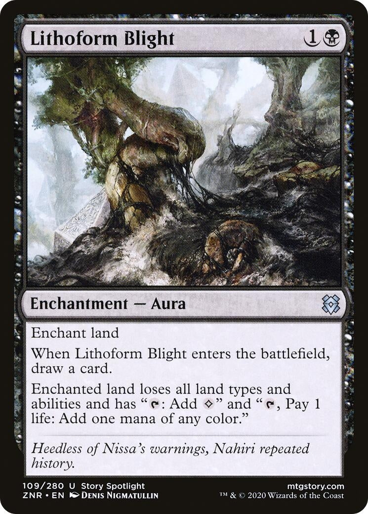 Lithoform Blight (109) [ZNR] - MTG Single