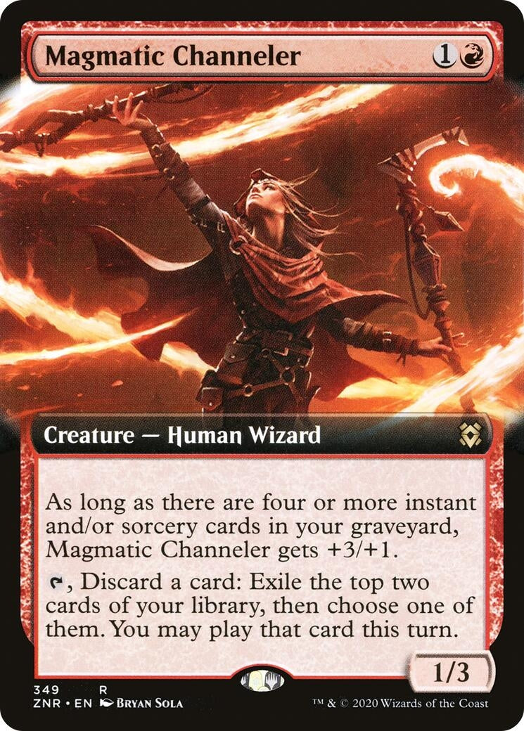Magmatic Channeler (Extended Art) (349) [ZNR] - MTG Single