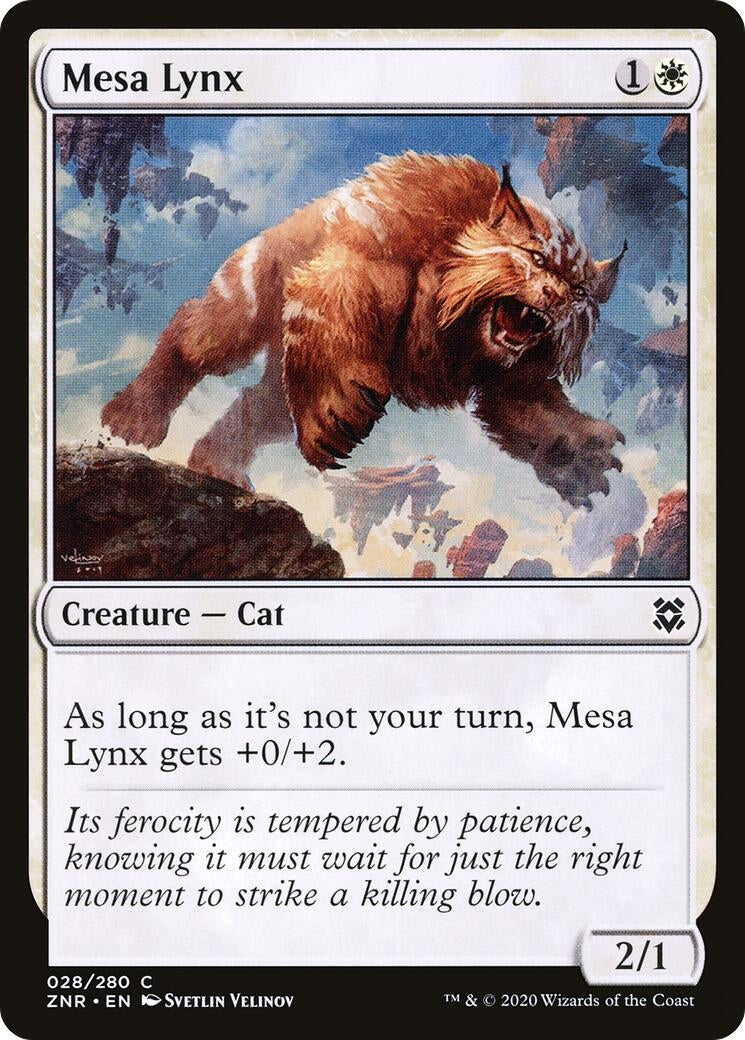 Mesa Lynx (28) [ZNR] - MTG Single
