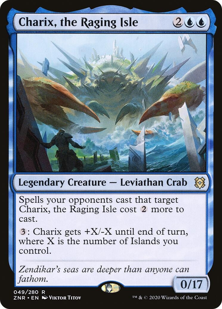 Charix the Raging Isle (49) [ZNR] - MTG Single