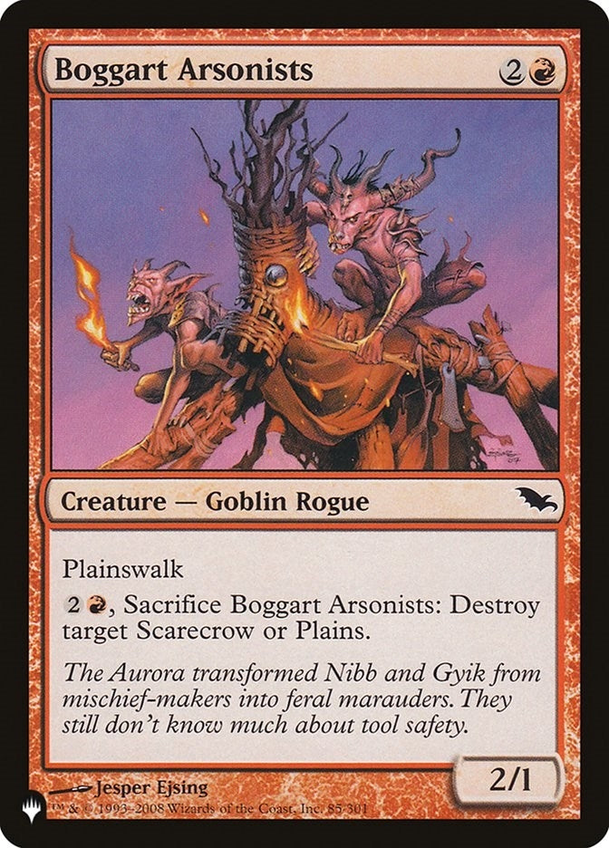 Boggart Arsonists (85) [LIST] - MTG Single