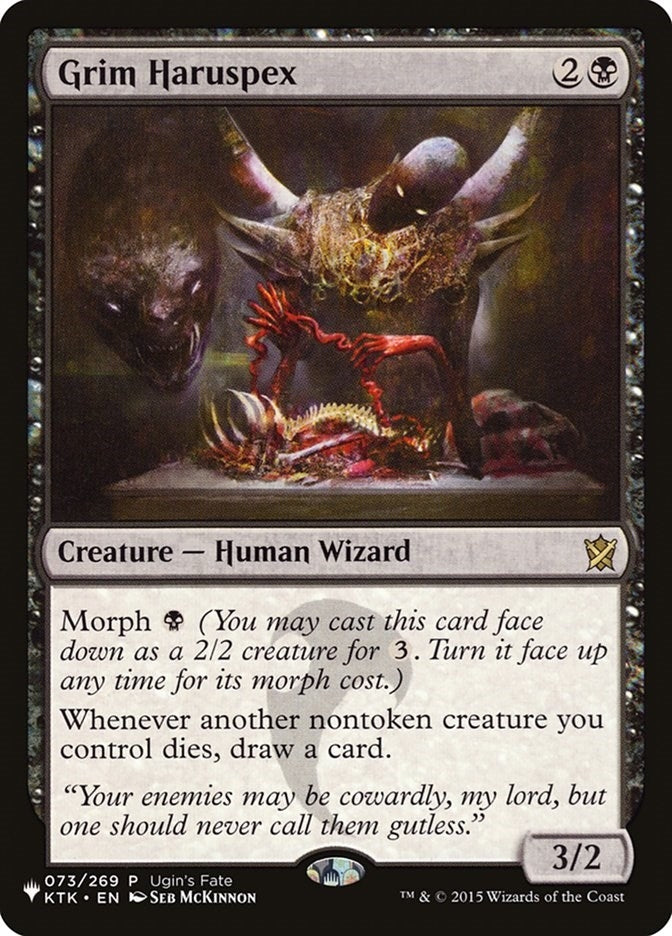 Grim Haruspex (73) [LIST] - MTG Single