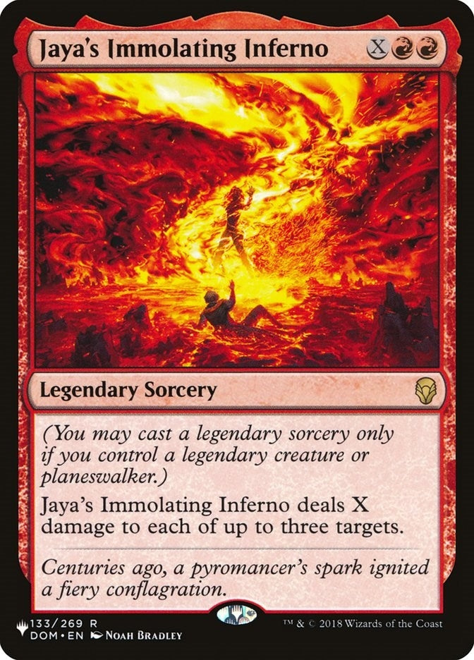 Jaya’s Immolating Inferno (133) [LIST] - MTG Single