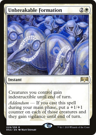 Unbreakable Formation (29) [PPZNR] - MTG Single