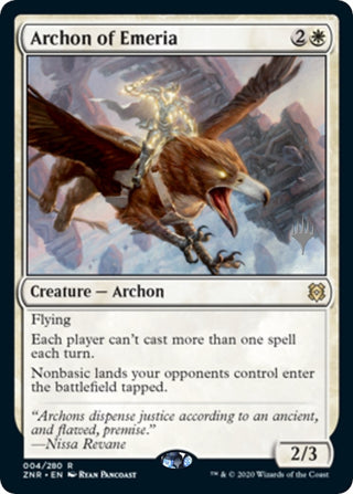 Archon of Emeria (4) [PPZNR] - MTG Single