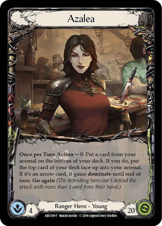 Azalea // Azalea Ace in the Hole (0) [ARC] - Flesh and Blood TCG Single