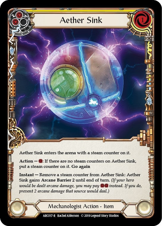 Aether Sink (17) [ARC] - Flesh and Blood TCG Single