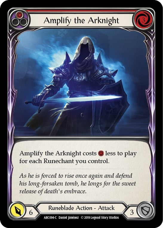 Amplify the Arknight (Red) (94) [ARC] - Flesh and Blood TCG Single