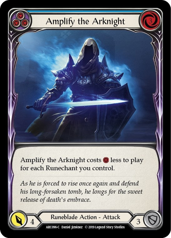 Amplify the Arknight (Blue) (96) [ARC] - Flesh and Blood TCG Single