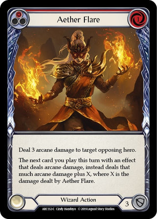 Aether Flare (Red) (132) [ARC] - Flesh and Blood TCG Single