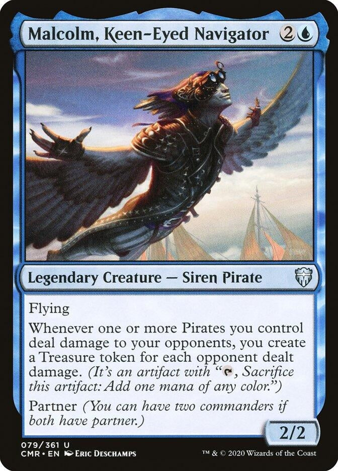 Malcolm Keen-Eyed Navigator (79) [CMR] - MTG Single