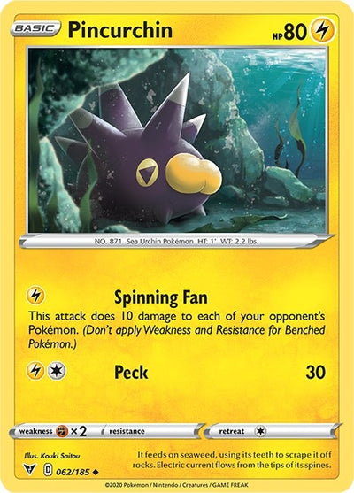 Pincurchin (062/185) (SWSH04)
