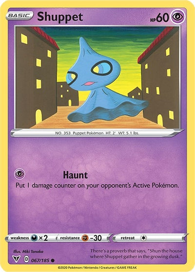 Shuppet (067/185) (SWSH04: Vivid Voltage)