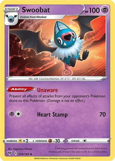 Swoobat (074/185) (SWSH04)