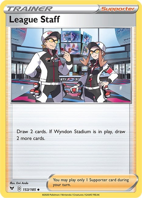 League Staff (153/185) (SWSH04)