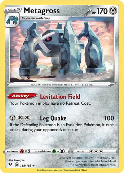 Metagross (118/185) (SWSH04)