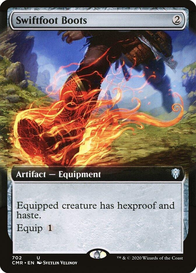 Swiftfoot Boots (Extended Art) (702) [CMR] - MTG Single