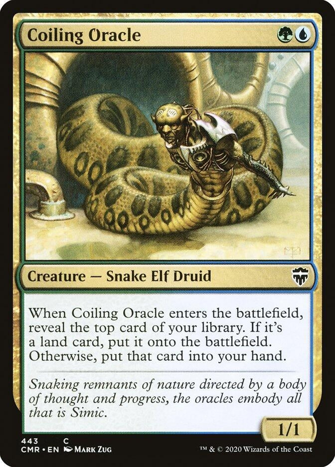 Coiling Oracle (443) [CMR] - MTG Single