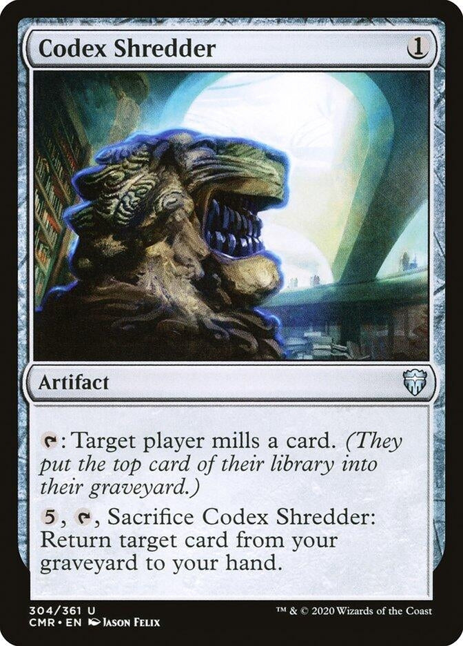 Codex Shredder (304) [CMR] - MTG Single