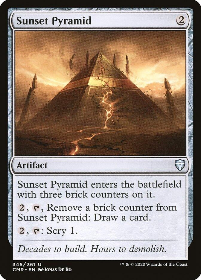 Sunset Pyramid (345) [CMR] - MTG Single
