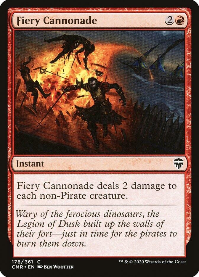 Fiery Cannonade (178) [CMR] - MTG Single
