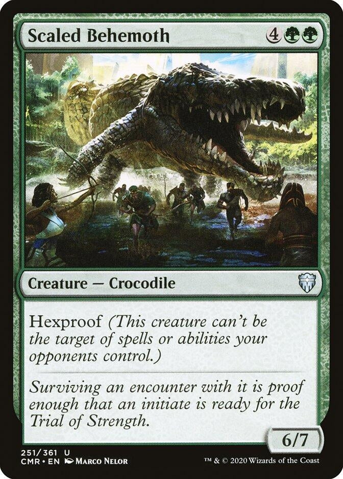 Scaled Behemoth (251) [CMR] - MTG Single