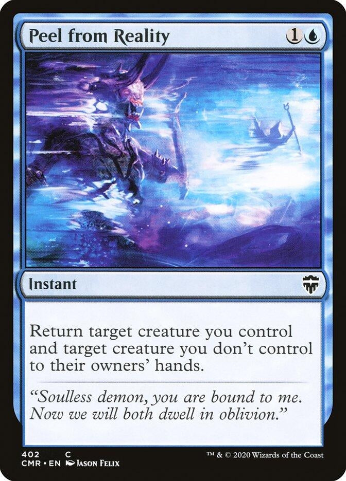Peel from Reality (402) [CMR] - MTG Single