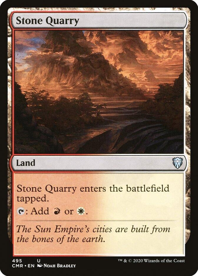 Stone Quarry (495) [CMR] - MTG Single