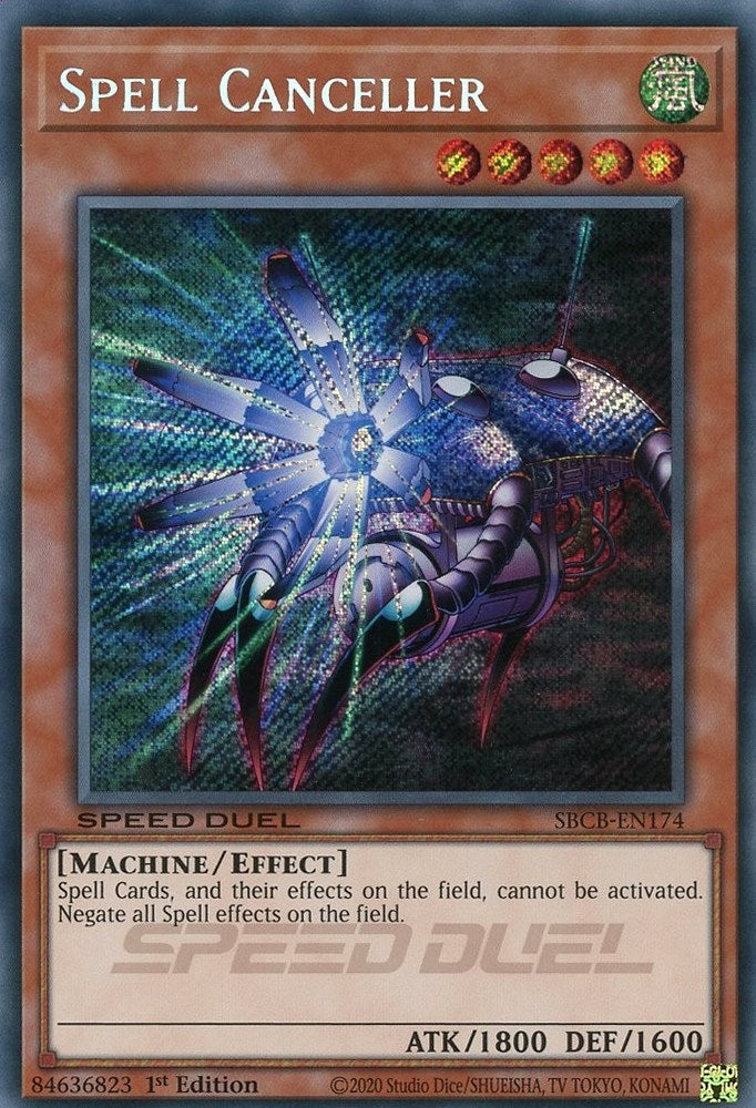 Spell Canceller (Secret) (174) (SBCB) - YuGiOh Single