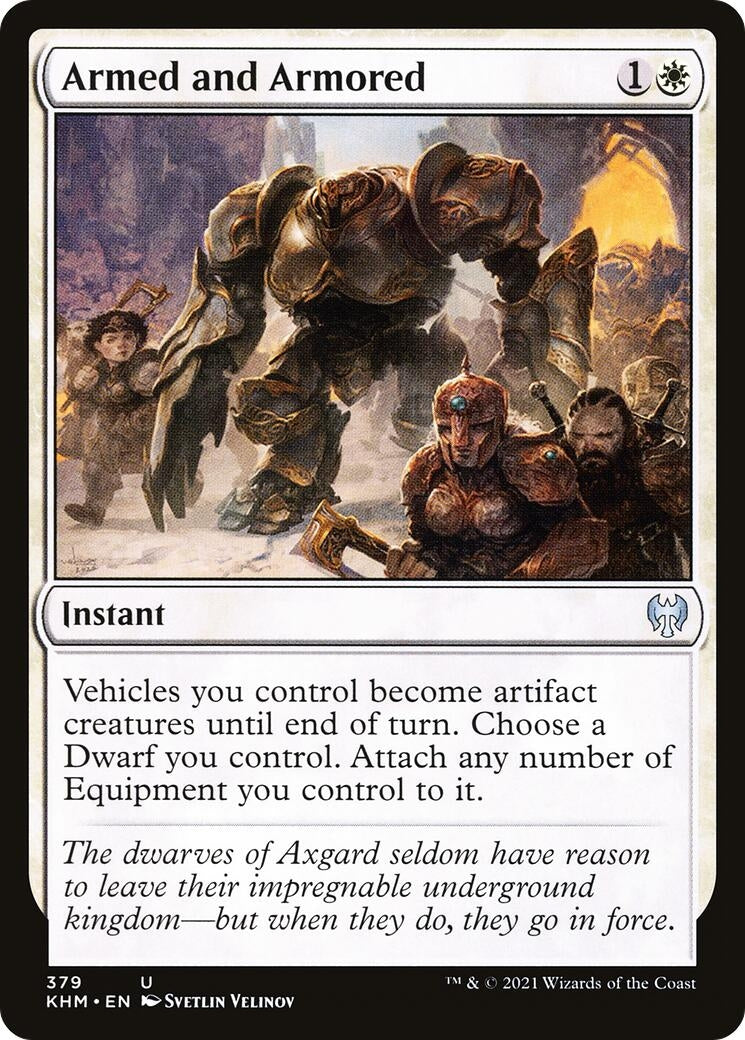 Armed and Armored (379) [KHM] - MTG Single