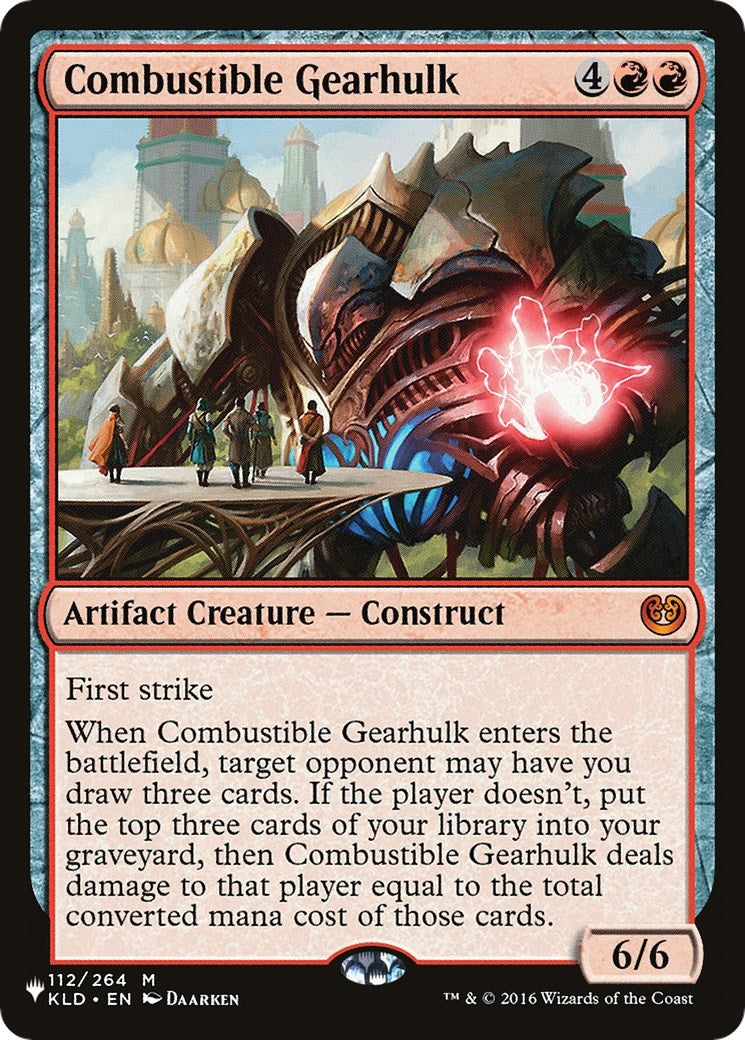 Combustible Gearhulk (112) [LIST] - MTG Single