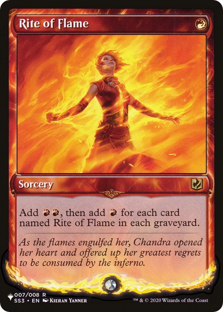 Rite of Flame (7) [LIST] - MTG Single