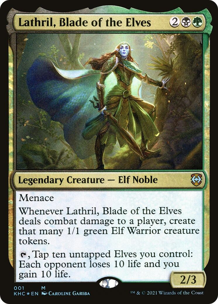 Lathril Blade of the Elves (1) [KHC] - MTG Single