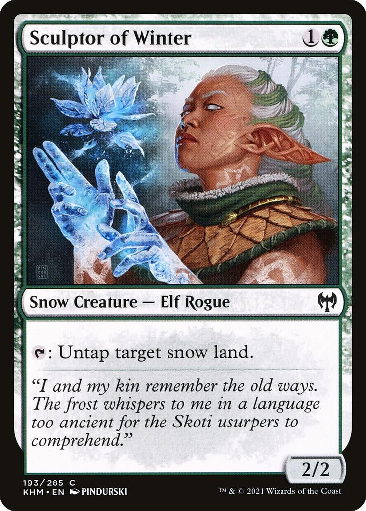 Sculptor of Winter (193) [KHM] - MTG Single