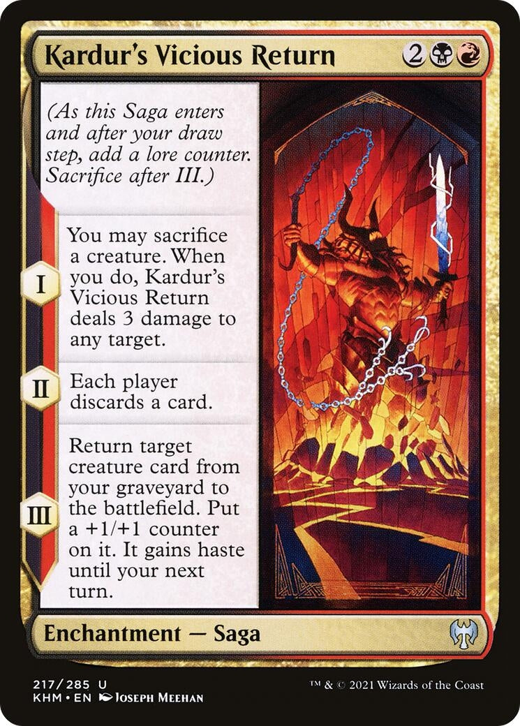 Kardur’s Vicious Return (217) [KHM] - MTG Single