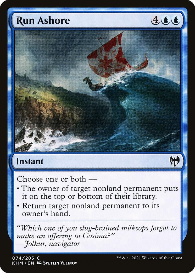 Run Ashore (74) [KHM] - MTG Single